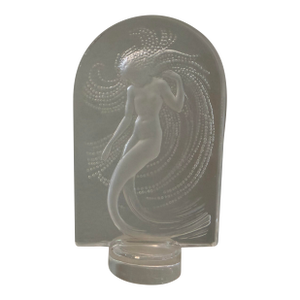 Lalique Crystal Siren Paperweight