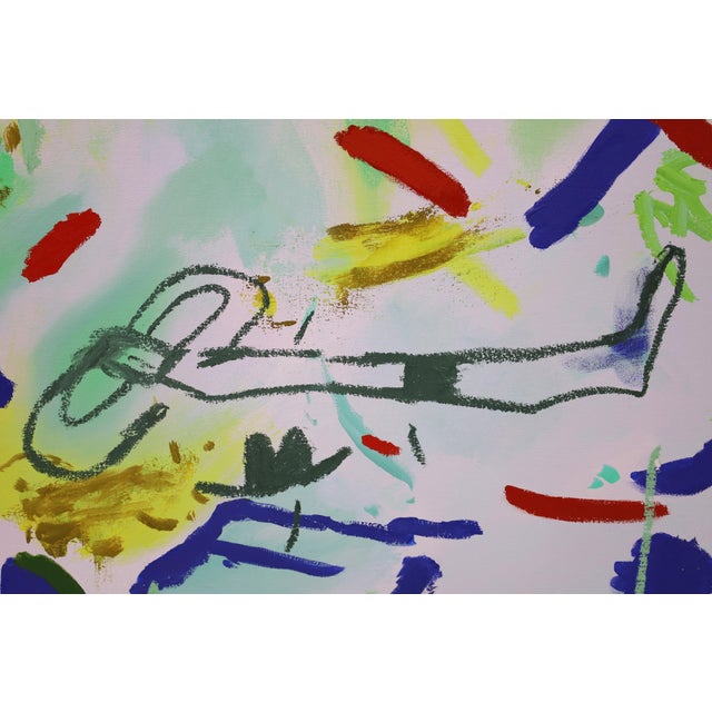 Large Painting by Joshua Nathanson (b.1976), "The Cowboy" DTD 2018 For Sale - Image 4 of 10