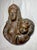 Antique A. Wallrae Thick Heavy Cast Bronze Religious Baby Jesus Mary Wall Plaque For Sale - Image 9 of 13