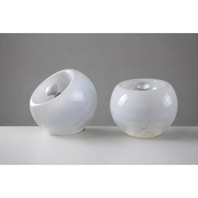 Glass Vacuna Table Lamp by Eleonore Peduzzi Riva for Artemide For Sale - Image 10 of 10