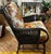 Vintage Rattan Chair With Floral Cushions For Sale - Image 4 of 6