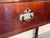 Coffee Spanish Country Pine "Mobila " Side Table or Console With Two Drawers For Sale - Image 8 of 11