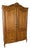 Vintage French Louis XVI Style Carved Oak 2-Door Wardrobe For Sale
