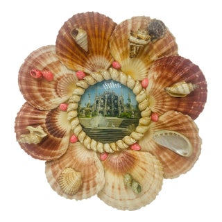 Vintage Shell Art Piece For Sale