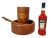 1970s Teak Wood Salad Bowls and Serving Utensils, Set of 7 For Sale In Miami - Image 6 of 10