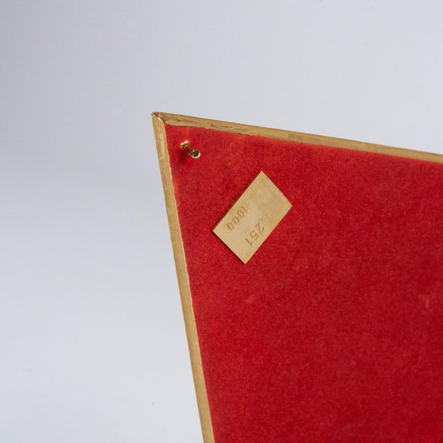 Table Lamp Sculpture Model the Tetrahedron the Fire by Salvator Dali, Milan, 1980s For Sale - Image 10 of 18