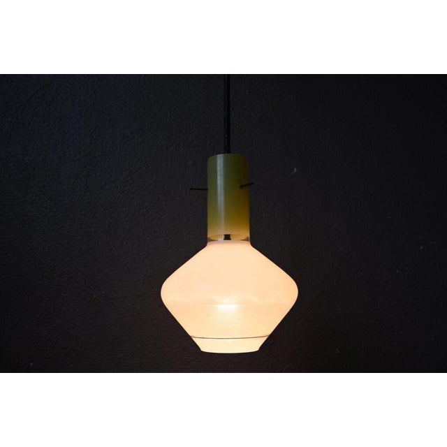 Mid-Century Italian Glass Pendant Light, 1950s For Sale - Image 10 of 13