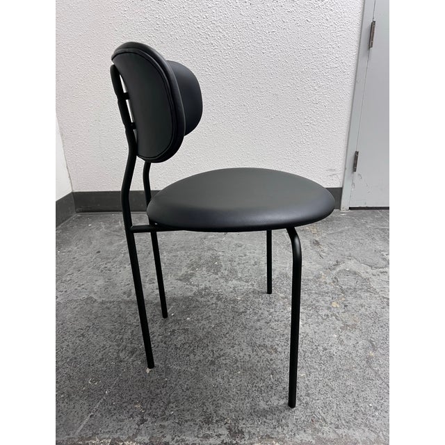 Oeo Studio for Gubi Coco Leather Side Chair For Sale In San Francisco - Image 6 of 12