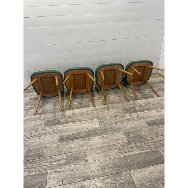 Vintage Lollypop Chairs from Oswald Heartl, 1960s, Set of 4 For Sale - Image 6 of 7