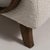 Here is a pair of armchairs, its cream upholstery, dark wood bentwood arms the first thing to catch the eye. The piece...