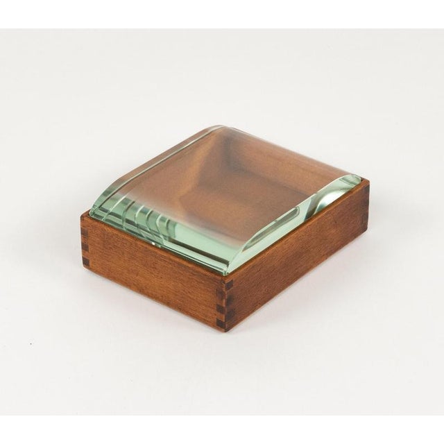 Mid-Century Modern Mid-Century Box in Wood and Glass by Pietro Chiesa, Italy, 1950s For Sale - Image 3 of 16