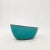 Mid-Century Modern Vintage West Coast Pottery Bowl Traditional Turkish Turquoise Matte Glaze For Sale - Image 3 of 12