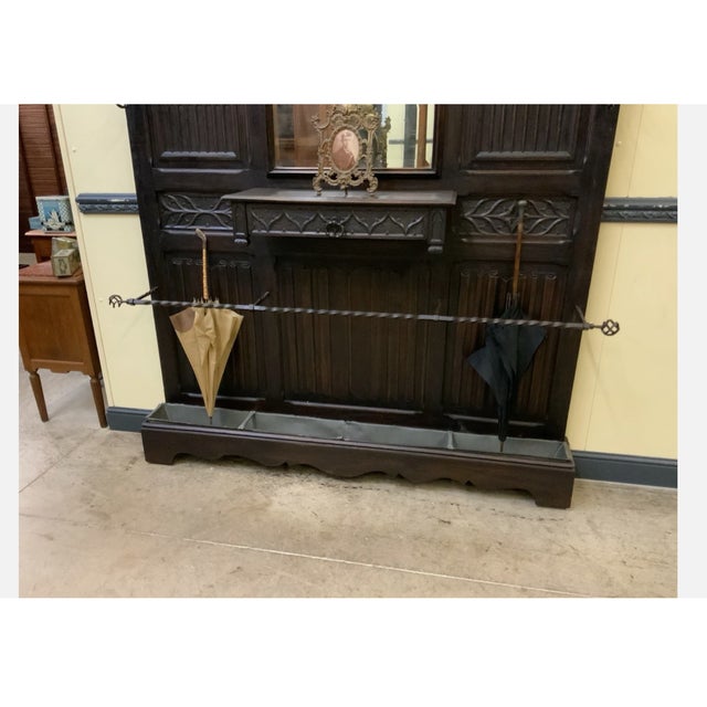 Antique Neogothic Prunk Wardrobe, 1880 For Sale - Image 10 of 11