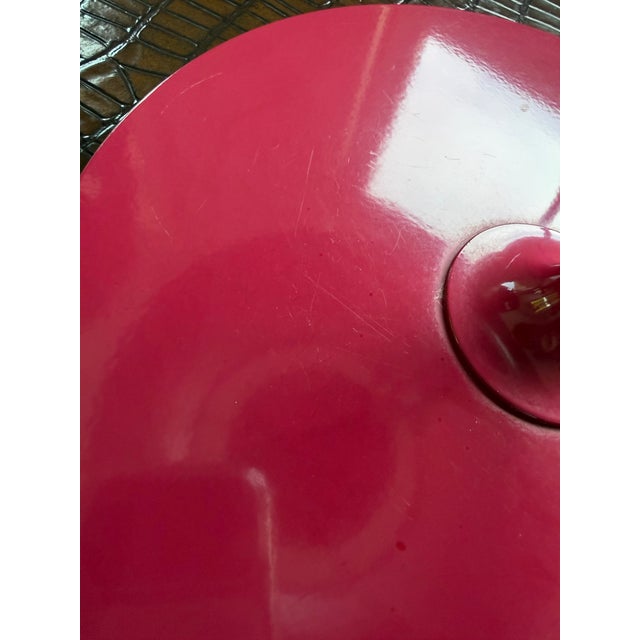 Vintage Ikea Kulla Red (Winered) Table Lamps From the 1990 - Set of Two For Sale In Los Angeles - Image 6 of 11