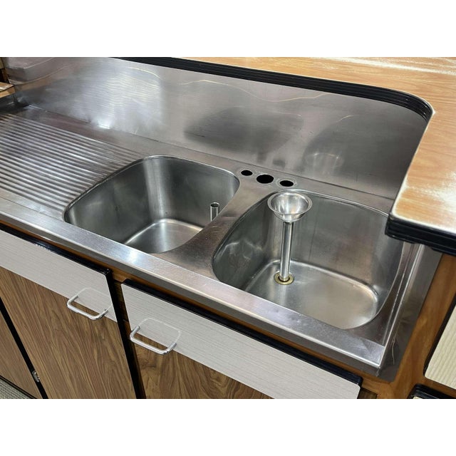 Formica Bar Counter with Rounded Corners, 1960s For Sale - Image 9 of 13