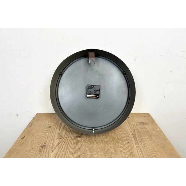 Industrial Factory Wall Clock from Chronotechna, 1950s For Sale - Image 10 of 11