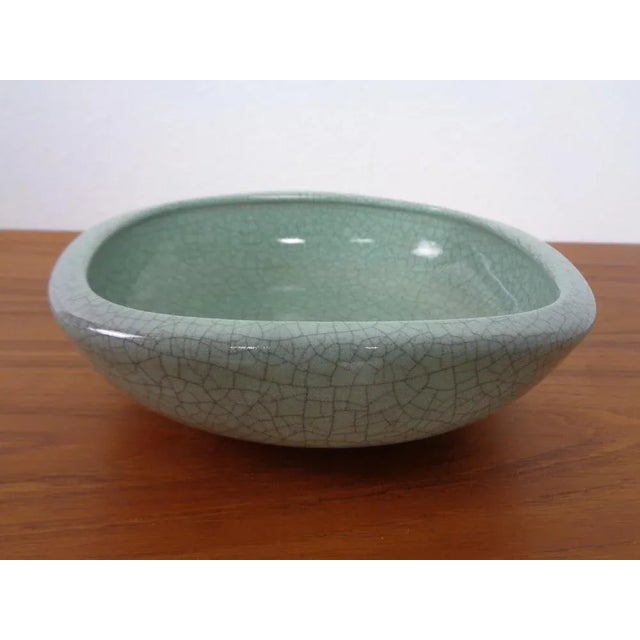 Craquele Glaze Ceramic 5749 Bowl by Friedgard Glatzle for Karlsruher Majolika, 1950s For Sale - Image 13 of 13