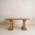 French Neoclassical Revival Oak + Pink Granite Top Desk, 1940s For Sale In Chicago - Image 6 of 11