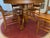 Victorian Antique Quarter-Sawn Tiger Oak Banquet Dining Set For Sale - Image 3 of 8