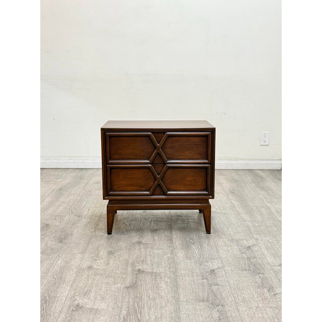 Pair of Mid Century Modern Nightstands For Sale In Los Angeles - Image 6 of 11