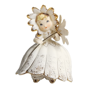 Vintage Japanese Daisy Bloomer Girl