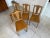 Brown Farmhouse Spruce Chairs, Set of 4 For Sale - Image 8 of 10