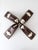 Vintage 1950s Golf Club Head Covers Set of 4 Brown and Cream For Sale - Image 10 of 12