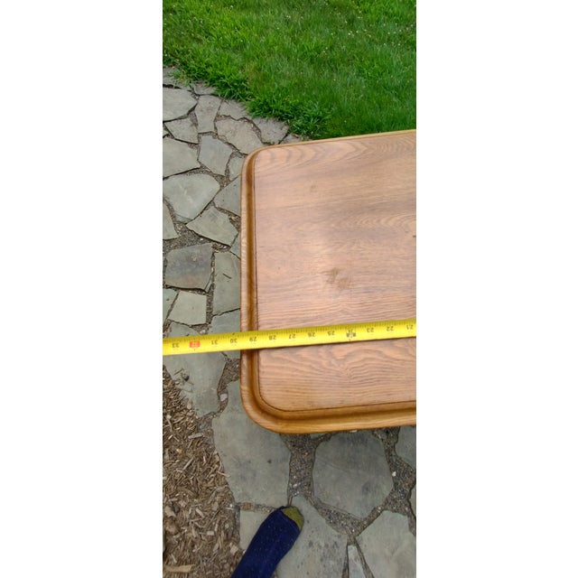 Early 20th Century Barley Twist Turned Leg Oak Side Table - Mid-19th Century - Arts & Crafts For Sale - Image 4 of 6