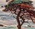 Dark Green Hanson Puthuff "Monterey Coastal Cypress" Plein Air Impressionist Landscape-1930s Oil Painting For Sale - Image 8 of 10