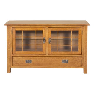 Mission Quarter Sawn Oak 48" Tv Stand For Sale