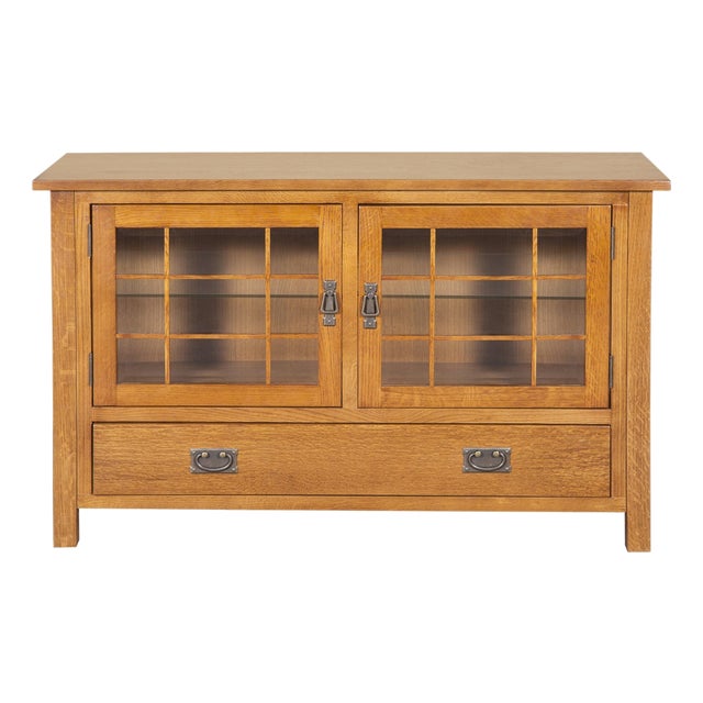 Mission Quarter Sawn Oak 48" Tv Stand For Sale