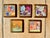 Ceramic Tile Coasters with Brass Frames and Fairytale Motifs, Germany, 1970s, Set of 5 For Sale - Image 3 of 11