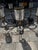Metal Contemporary Fine Art Lamps Eaton Place Rustic Iron Crystal Chandelier. Great Condition For Sale - Image 7 of 13