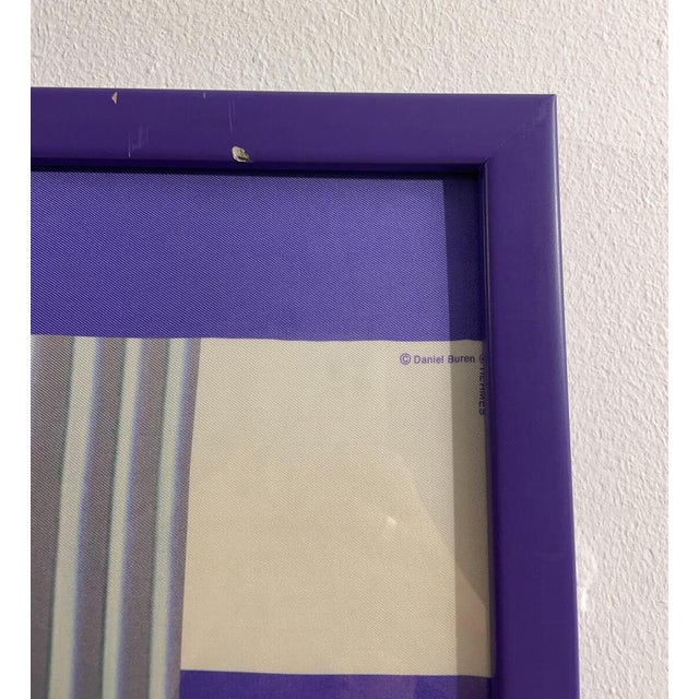 Square 90 Photo -Souvenir in Carré, Daniel Buren, Hermès - Unique Piece. This piece is attributed to the mentioned...