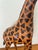 Mid 20th Century Vintage African Hand Painted Leather Giraffe Statue For Sale - Image 5 of 10