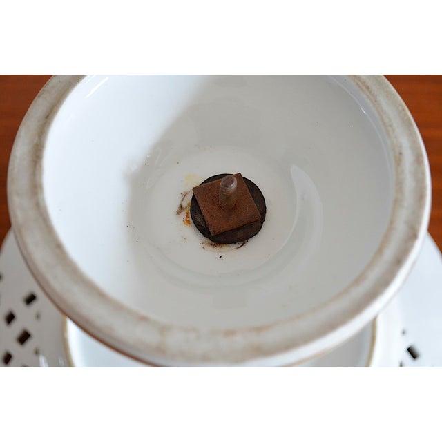 White Top Bowl attributed to Hädrich & Sohn for Reichenbach, 1900s For Sale - Image 8 of 10