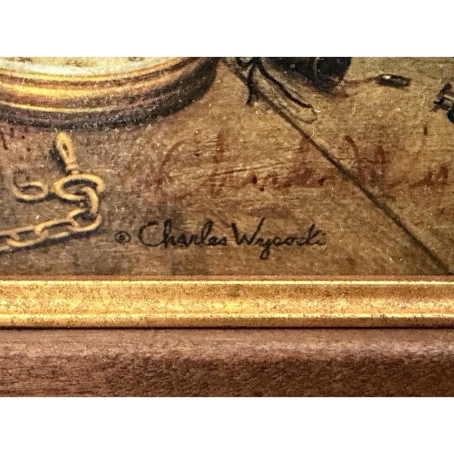 1990s 1990s Charles Wysocki ELMER & LORETTA Signed Canvas #294/500 Heart Frame 31x27 For Sale - Image 5 of 13