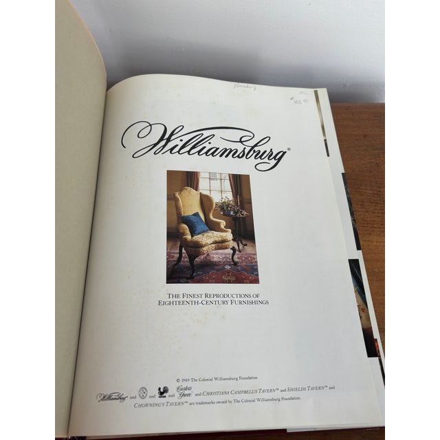 1980s Late 20th Century Williamsburg Virginia Hardcover Book Bundle, Set of 3 For Sale - Image 5 of 17