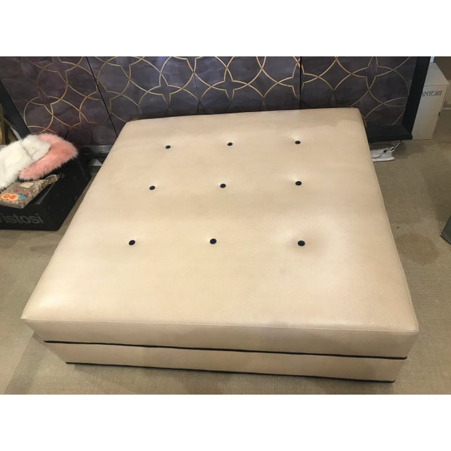 2010s Custom Made Patagonia Soho Tray Ottoman For Sale - Image 5 of 5