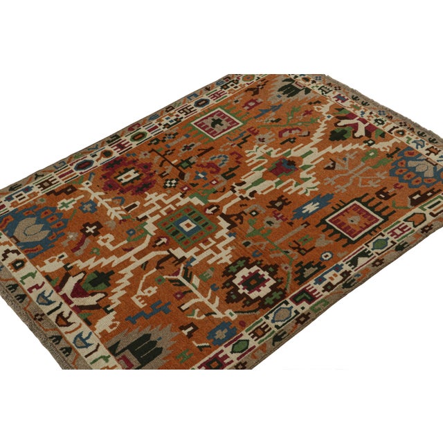 Inspired by Oushak tribal rugs, this 5x67rug is the latest to join Rug & Kilim’s Modern Classics collection. Hand-knotted...