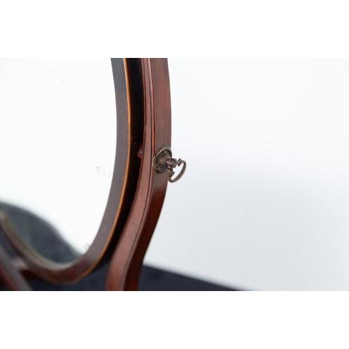 Sheraton Toilet Mirror in Glass, 1890s For Sale - Image 4 of 6