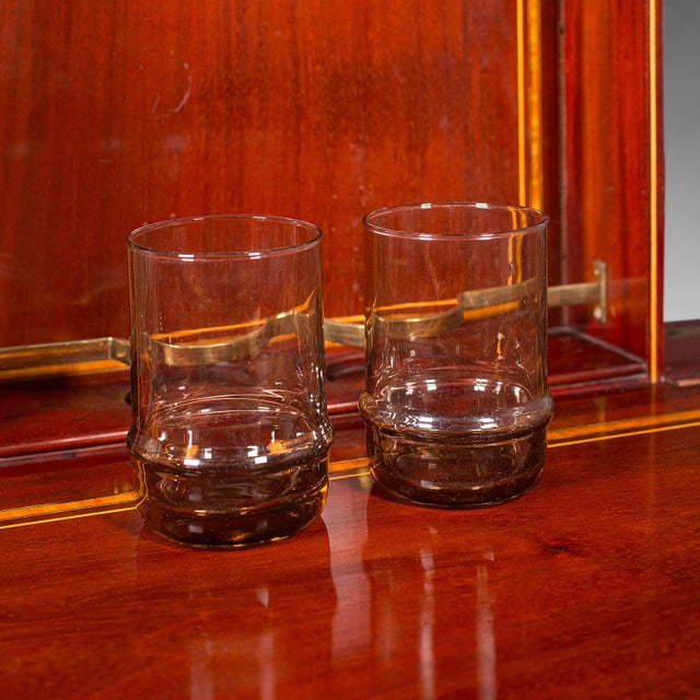 Antique Cocktail Cabinet, English, Counterweighted Bar, Albert Barker, Victorian For Sale - Image 10 of 12