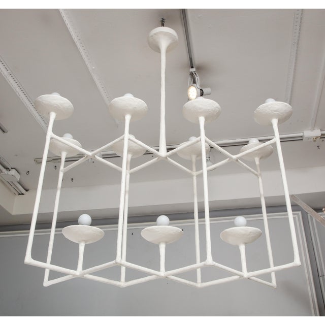 Bespoke Plaster Fixture in the Manner of Giacometti For Sale - Image 10 of 12