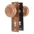Early 20th Century Vernacular Reading Windsor Brass Passage Door Knob Set For Sale