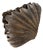 Vintage Brutalist Box in Wood and Seashell, 1960s For Sale