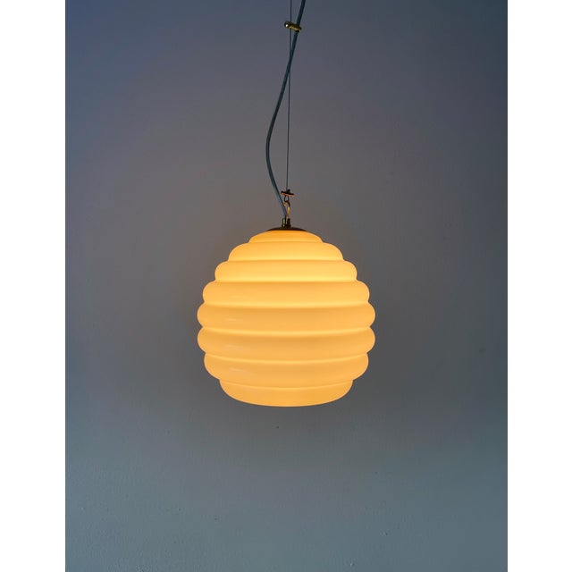 Dune 27 Murano Jacketed Glass Chandelier in Sand-Taupe Color, 2010s For Sale - Image 3 of 18