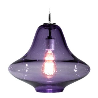 Venus Pendant Light from the Versuvius Collection in Blue Lilac For Sale