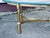 Vintage 1960s Oval Italian Solid Brass & Glass Top Coffee Table For Sale - Image 4 of 8