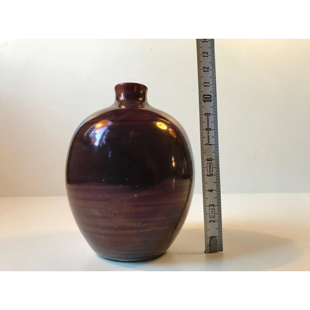 Mid-Century Ceramic Vase by Poul Nielsen, 1960s For Sale - Image 9 of 10