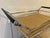 2010s Naya Polished Chrome Bar Cart With Smoke Acrylic Shelves For Sale - Image 5 of 18